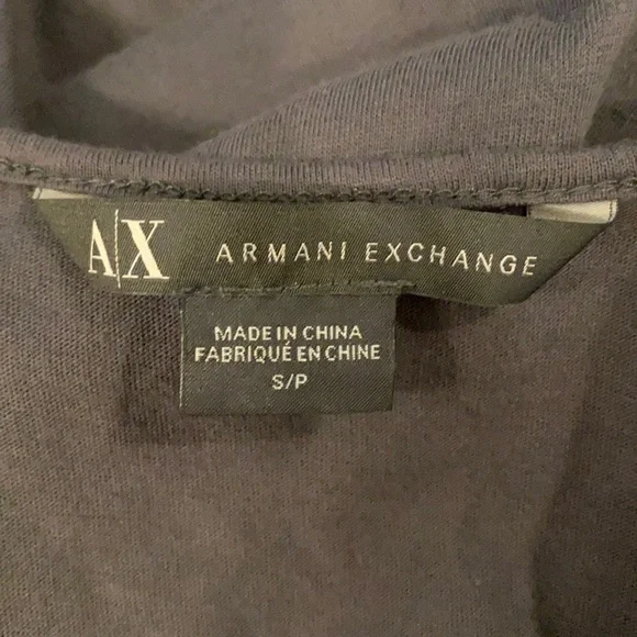 ARMANI EXCHANGE - grey tank w silver & grey sequins - S - Picture 6 of 16